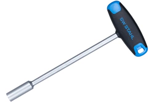 SW Stahl T-Griff Steckschlüssel | 13 mm Sechskant | Magnetischer Einsatz | Lange Klinge | Ergonomischer 2K-Handgriff | Red Dot Winner | Zuverlässiges Werkzeug für Profi und Heimwerker von SW-Stahl