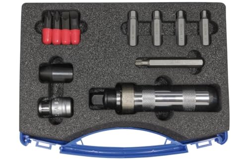 SW-Stahl Übermaß-Einsätze 5,1-8,1 mm + T40 und Handschlagschrauber, 05040L von SW-Stahl