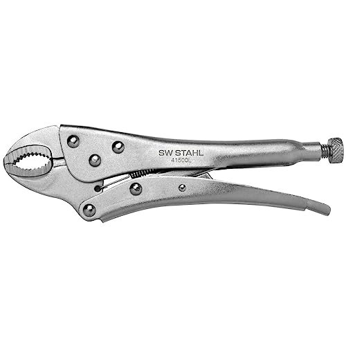 Titel: SW-Stahl 41500SB Gripzange 250 mm I Zange mit Drahtabschneider I Maul-Feststellzange geschmiedete Backen I aus Chrom-Vanadium-Stahl I in Blister Verpackung von SW-Stahl