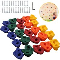 Swanew - 10X Klettergriffe Robuste Outdoor inkl. Schrauben Kinder Klettersteine Boulderwand Swanew - 10X Klettergriffe Robuste Outdoor inkl. Schrauben Kinder Klettersteine Boulderwand von SWANEW
