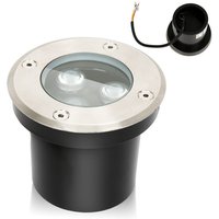 10x 3W Bodenleuchte IP67 led Leuchte Bodeneinbaustrahler Bodenstrahler Boden - schwarz von SWANEW