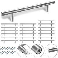 Swanew - 10x Stangengriff Bad Küchengriff Möbelgriff Echt Edelstahl Schrank Relinggriff Griff 220x160x10MM Swanew - 10x Stangengriff Bad Küchengriff Möbelgriff Echt Edelstahl Schrank Relinggriff Griff 220x160x10MM von SWANEW