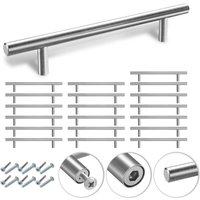 Swanew - 10x Stangengriff Bad Küchengriff Möbelgriff Echt Edelstahl Schrank Relinggriff Griff 220x160x10MM Swanew - 10x Stangengriff Bad Küchengriff Möbelgriff Echt Edelstahl Schrank Relinggriff Griff 220x160x10MM von SWANEW