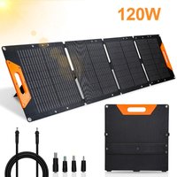 Solarpanel Solarmodul Solarzelle Monokristallin Ladegerät Für Batterie ideal für Wohnmobil, Camping 120W von SWANEW