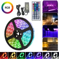 1M led Streifen Leiste set led Strip LichtBand rgb Lichterkette 30LEDs 5050SMD mit 44 Tasten Fernbedienung - Swanew von SWANEW