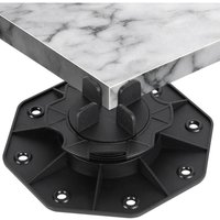 20 Stück Stelzlager 19-28mm Terrassenlager mit Fugenkreuz Stellfuß Höhenverstellbar Plattenlager für Steinplatten, Keramik-, Beton- - Swanew 20 Stück Stelzlager 19-28mm Terrassenlager mit Fugenkreuz Stellfuß Höhenverstellbar Plattenlager für Steinplatten, Keramik-, Beton- - Swanew von SWANEW