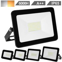 20W led Fluter Außenstrahler led Strahler Wasserdicht Flutlicht Outdoor-Sicherheitsleuchte für Garten Garage Kaltweiß - Swanew von SWANEW