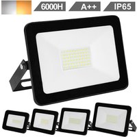 20W led Fluter Außenstrahler led Strahler Wasserdicht Flutlicht Outdoor-Sicherheitsleuchte für Garten Garage Warmweiß - Swanew von SWANEW