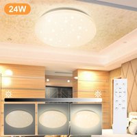 24W led Deckenleuchte mit Sternenhimmel-Effekt und Dimmbarkeit für das Wohnzimmer - Kaltweiß und Warmweiß - Swanew von SWANEW