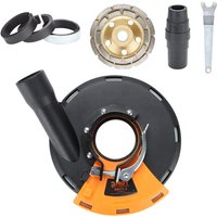Absaughaube Betonschleifer für Winkelschleifer 125 mm Universal Staubabsaugung Diamantschleiftopf Absaugaufsatz - Swanew Absaughaube Betonschleifer für Winkelschleifer 125 mm Universal Staubabsaugung Diamantschleiftopf Absaugaufsatz - Swanew von SWANEW