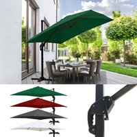 Ampelschirm Quadratisch Außenbereich Alu Terrassenschirm,Großer Sonnenschirme Grün - Swanew von SWANEW