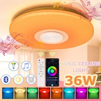 Deckenleuchte bluetooth Innovative Deckenlampe 36W led mit Musikfunktion und Wandpanel - Swanew von SWANEW