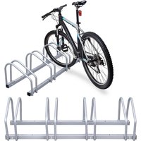 Swanew - Fahrradständer Radständer Aufstellständer Mehrfachständer Fahrrad Ständer Boden- und Wandmontage Stahl bis 4 Fahrräder von SWANEW