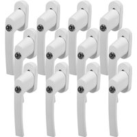 Fenstergriff Fenstergriffe Alu Set Sicherheitsfenstergriff abschließbar Griff 12X weiß von SWANEW