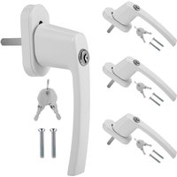 Swanew - Fenstergriff Fenstergriffe Alu Set Sicherheitsfenstergriff abschließbar Griff 4X weiß Swanew - Fenstergriff Fenstergriffe Alu Set Sicherheitsfenstergriff abschließbar Griff 4X weiß von SWANEW