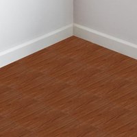 Gebraucht] 11x PVC-Fliesen Selbstklebend Vinylboden 1m² Vinyl Bodenbelag Holzfarbe - Holzfarbe von SWANEW