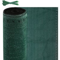 SWANEW Garten-Sichtschutz Zaunblende HDPE-Zaunblende Sichtschutz 1.8x20m dunkelgrün von SWANEW