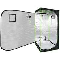 Growzelt Growbox Gewächshaus Indoor Pflanzenzelt 80x80x180CM - Swanew von SWANEW