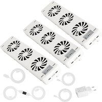 Heizkörperverstärker-Triple set Drei Windlöcher -Temperature adjustable Geeignet für eine Länge von 150 cm Radiator-ventilator - Swanew von SWANEW
