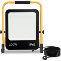 Led Baustrahler Fluter stativ Arbeitsleuchte 6000K led Fluter Arbeitsscheinwerfer IP66 200W - Swanew Led Baustrahler Fluter stativ Arbeitsleuchte 6000K led Fluter Arbeitsscheinwerfer IP66 200W - Swanew von SWANEW