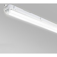 Swanew - led Feuchtraumleuchte 60cm Keller Lamp Werkstatt Weiß Röhrenlampe Wannenleuchte KaltWeiß von SWANEW