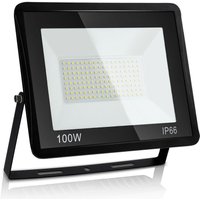Led Fluter Baustrahler 100W Strahler Kaltweiß Außenstrahler Arbeitsleuchte IP66 Wasserdicht Flutlicht Scheinwerfer - Swanew von SWANEW