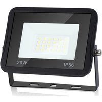 Led Fluter Baustrahler 20W Strahler Warmweiß Außenstrahler Arbeitsleuchte IP66 Wasserdicht Flutlicht Scheinwerfer - Swanew von SWANEW