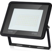 Led Fluter Baustrahler 50W Strahler Warmweiß Außenstrahler Arbeitsleuchte IP66 Wasserdicht Flutlicht Scheinwerfer - Swanew von SWANEW