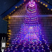 Swanew led Lichterkette Weihnachtsbaum Weihnachtsbaumkette 319 LEDs Baummantel 8 Modi rgb von RANDACO