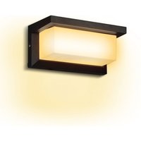 Led Wandleuchte 18W led Wandlampe Wandleuchten Sensor Wandleuchte IP65 Außenleuchte Terrassen Gärten Warmweiß - Swanew von SWANEW