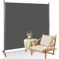 Paravent Paravants & Raumteiler Spanische Wand Zimmer Trennwand Outdoor Raumteiler Raumtrenner 1 fach Anthrazit - Swanew von SWANEW
