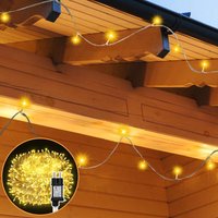 SWANEW 10m 100 LED Lichterkette Eisregen LED-Lichtervorhang Weihnachtsbaumbeleuchtung Weihnachtsbeleuchtung Innen Außen Deko 8 Modi Warmweiß SWANEW 10m 100 LED Lichterkette Eisregen LED-Lichtervorhang Weihnachtsbaumbeleuchtung Weihnachtsbeleuchtung Innen Außen Deko 8 Modi Warmweiß von SWANEW