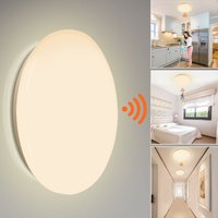 SWANEW 12W LED Deckenleuchte mit Bewegungsmelder Küchenleuchte Wohnraumleuchte Sensor - Weiß von SWANEW