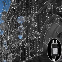 SWANEW 20m 200 LED Lichterkette Eisregen LED-Lichtervorhang Weihnachtsbaumbeleuchtung Weihnachtsbeleuchtung Innen Außen Deko 8 Modi Kaltweiß SWANEW 20m 200 LED Lichterkette Eisregen LED-Lichtervorhang Weihnachtsbaumbeleuchtung Weihnachtsbeleuchtung Innen Außen Deko 8 Modi Kaltweiß von SWANEW