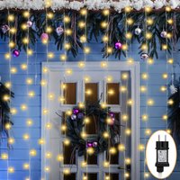 SWANEW 20m 200 LED Lichterkette Eisregen LED-Lichtervorhang Weihnachtsbaumbeleuchtung Weihnachtsbeleuchtung Innen Außen Deko 8 Modi Warmweiß SWANEW 20m 200 LED Lichterkette Eisregen LED-Lichtervorhang Weihnachtsbaumbeleuchtung Weihnachtsbeleuchtung Innen Außen Deko 8 Modi Warmweiß von SWANEW