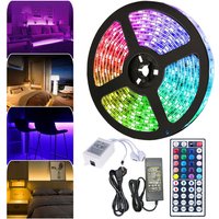 SWANEW 3M LED Streifen set , LED Strip 30 LEDs, LED not wasserdicht(IP20), mit 44 Tasten Fernbedienung von SWANEW