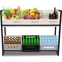 SWANEW 3x Getränkekistenregal Getränkeständer Getränkekisten für 6 Kästen 105x32x85cm SWANEW 3x Getränkekistenregal Getränkeständer Getränkekisten für 6 Kästen 105x32x85cm von SWANEW