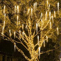 40 led Lichterkette Eiszapfen Beleuchtung für Weihnachten Innen Außen Weihnachtsdeko Warmweiß - Swanew von SWANEW
