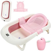 SWANEW Baby Badewanne Babywanne anti-rutsch Bathtub ergonomisch für Neugeborene 83 x 46 x 21 cm, rosa SWANEW Baby Badewanne Babywanne anti-rutsch Bathtub ergonomisch für Neugeborene 83 x 46 x 21 cm, rosa von SWANEW