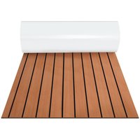 SWANEW Bodenbelag Matte Deck Teppich Antirutschmatte Teak EVA Schaum Braun 240x60cm SWANEW Bodenbelag Matte Deck Teppich Antirutschmatte Teak EVA Schaum Braun 240x60cm von SWANEW