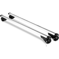 SWANEW Dachträger Gepäckträger Querträger Alu Silber mit Schlüssel Relingträger 150kg von SWANEW