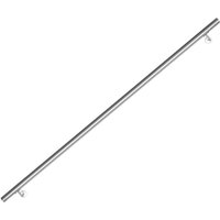 SWANEW Edelstahl Handlauf Geländer matt, runde Treppe, innen und außen, Ø 42 mm, Treppengeländer mit Bügel, silber 200 cm SWANEW Edelstahl Handlauf Geländer matt, runde Treppe, innen und außen, Ø 42 mm, Treppengeländer mit Bügel, silber 200 cm von SWANEW