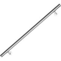 Edelstahl Handlauf Treppengeländer Geländer und Handläufe Wandhandlauf Wand Treppe Wandhalterung Innen & Außen 110 cm - Swanew von SWANEW