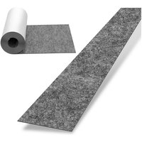 SWANEW Filz selbstklebend 50x150cm, Filzgleiter selbstklebend, Möbelgleiter Klebefilz Möbel, Kratzschutz Grau von SWANEW