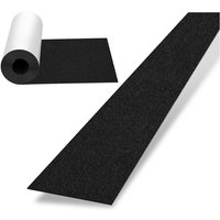 SWANEW Filz selbstklebend 50x150cm, Filzgleiter selbstklebend, Möbelgleiter Klebefilz Möbel, Kratzschutz Schwarz von SWANEW
