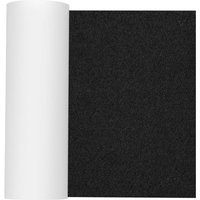 Filz selbstklebend Filzgleiter Selbstklebend für Stühle und Möbelfüße 50x150cm Schwarz - Swanew von SWANEW