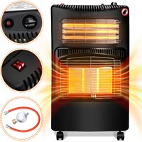 SWANEW Gasheizung Gasheizer Gasheizofen Heizstrahler 4.2 KW Gas Kamin inkl. Regler + Schlauch + DE zu EU Adapter 3 und 4 Gasheizstrahler Butan- oder SWANEW Gasheizung Gasheizer Gasheizofen Heizstrahler 4.2 KW Gas Kamin inkl. Regler + Schlauch + DE zu EU Adapter 3 und 4 Gasheizstrahler Butan- oder von SWANEW