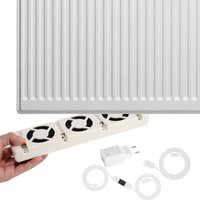 SWANEW Heizkörperverstärker Single Set mit 1x Ventilator, Heizkörperverstärker, Heizungslüfter universell, Netzadapter enthalten SWANEW Heizkörperverstärker Single Set mit 1x Ventilator, Heizkörperverstärker, Heizungslüfter universell, Netzadapter enthalten von SWANEW