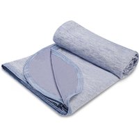 SWANEW Kühldecke 200x220cm Blau Selbstkühlende Decke 2in1 Doppelseitige Leichte Dünne Sommerdecke für Kinder und Erwachsene von SWANEW