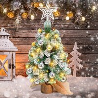 SWANEW Künstlicher LED Weihnachtsbaum Tannenbaum 40 cm Christbaum Beleuchtet Weihnachtsdeko Dekobaum Lichterbaum,Silber SWANEW Künstlicher LED Weihnachtsbaum Tannenbaum 40 cm Christbaum Beleuchtet Weihnachtsdeko Dekobaum Lichterbaum,Silber von SWANEW